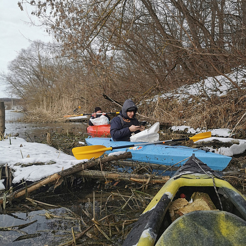 Курск, река Сейм, 25.02.2024