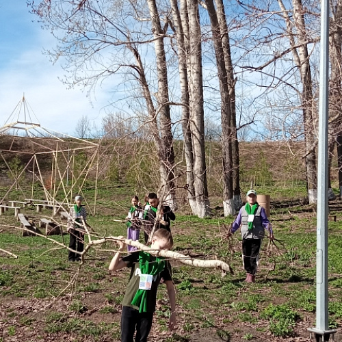  Тетюшский район с.Бакрчи, река  Биденьга, 20.04.2024