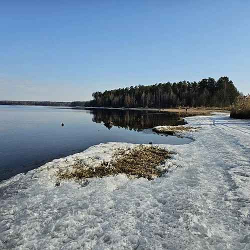 Десногорск, Водохранилище на реке Десна (Плотина), 11.03.2026