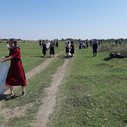 Марафон "Чистые берега" в Чеченской Республике